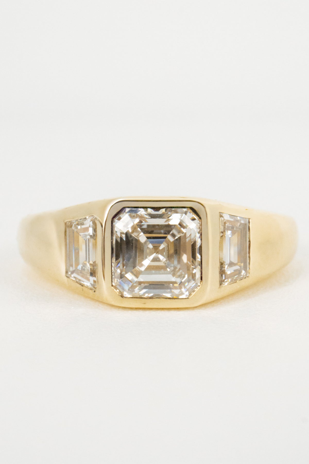 Rowan Engagement Ring- Asscher Signet 1.75ctw