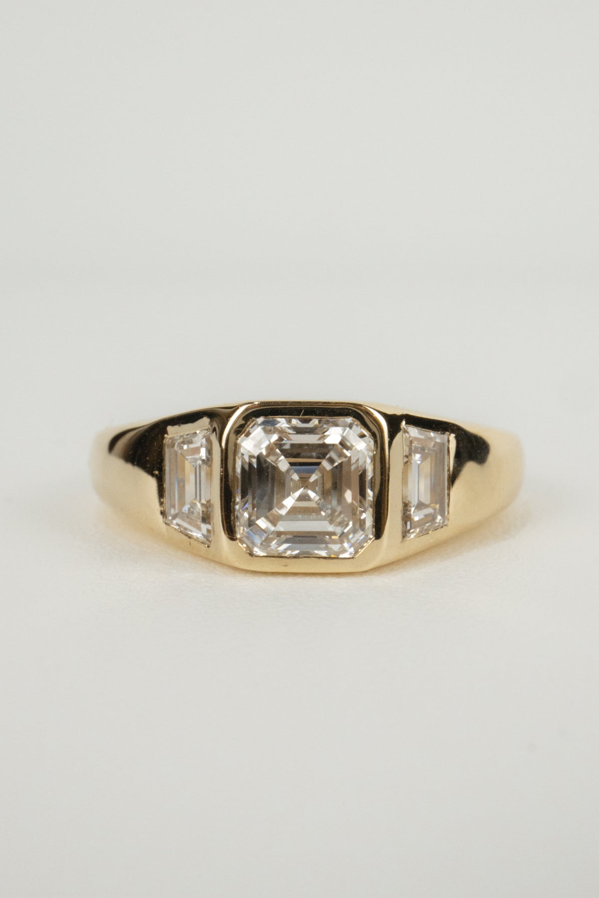 Rowan Engagement Ring- Asscher Signet 1.75ctw