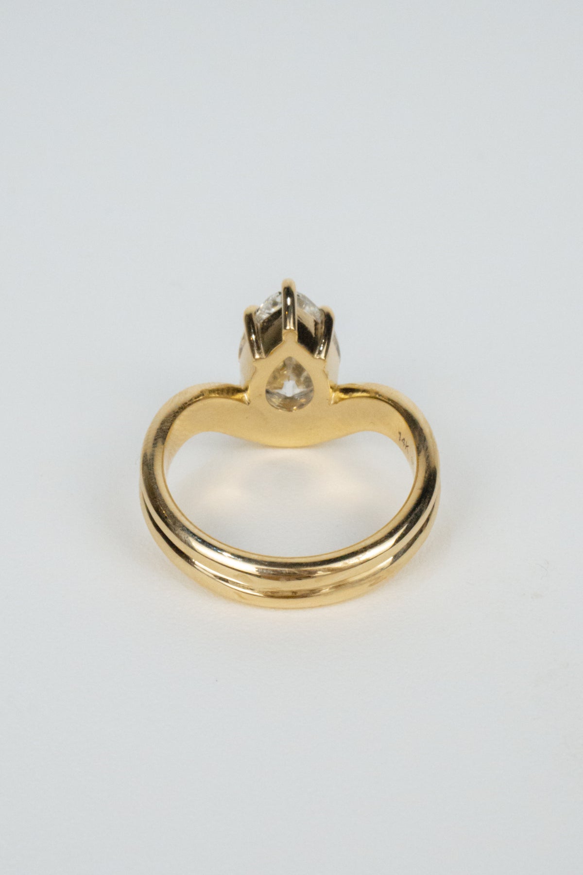Tyler Engagement Ring- 2.5ct Antique Pear