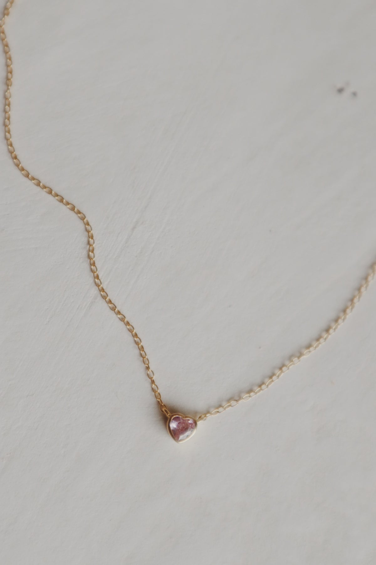 Blushing Heart Necklace