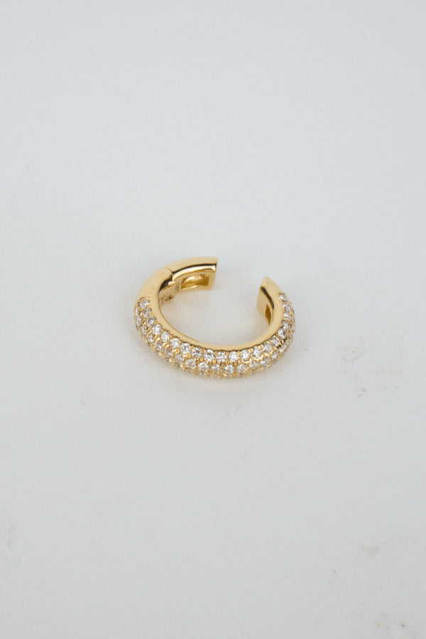10K Chandler Diamond Ear Cuff- 0.40ctw Pavè Laboratory Grown Diamonds