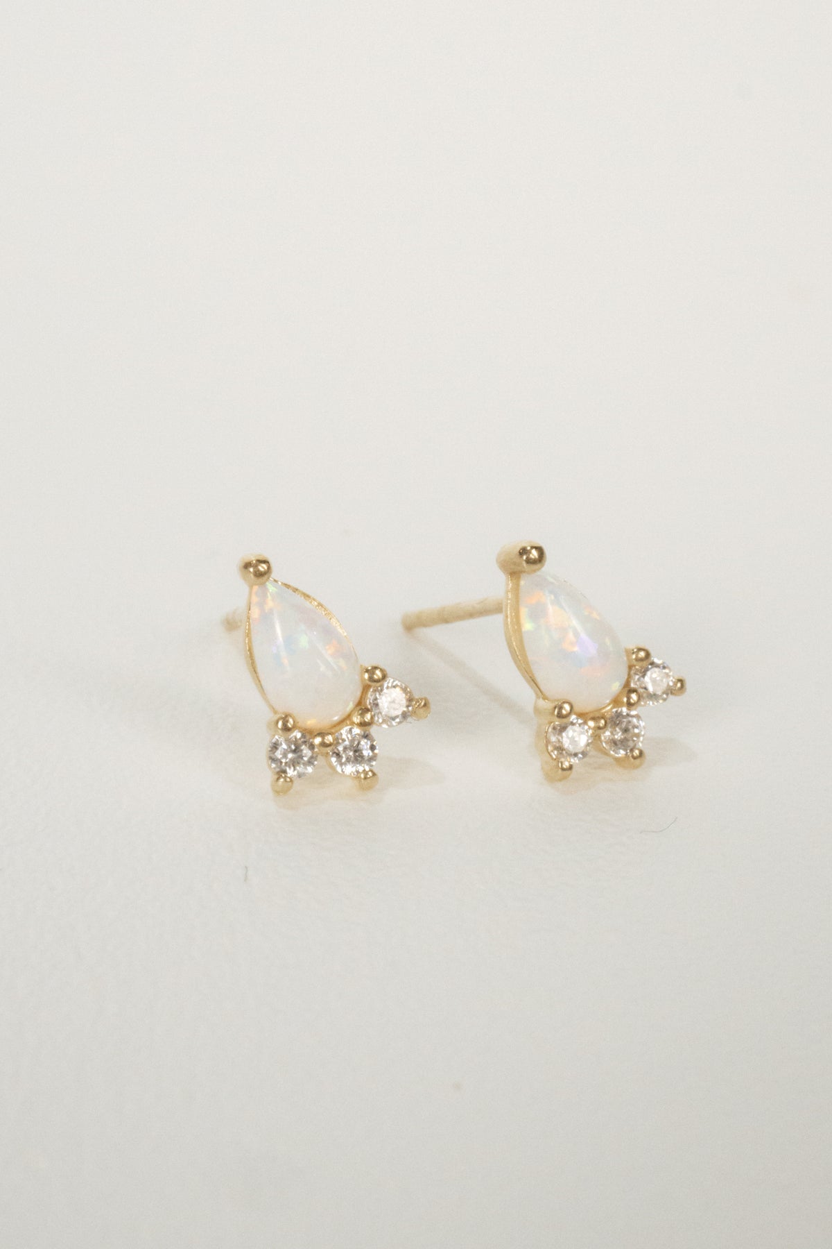 10k Miller Opal Stud Earrings