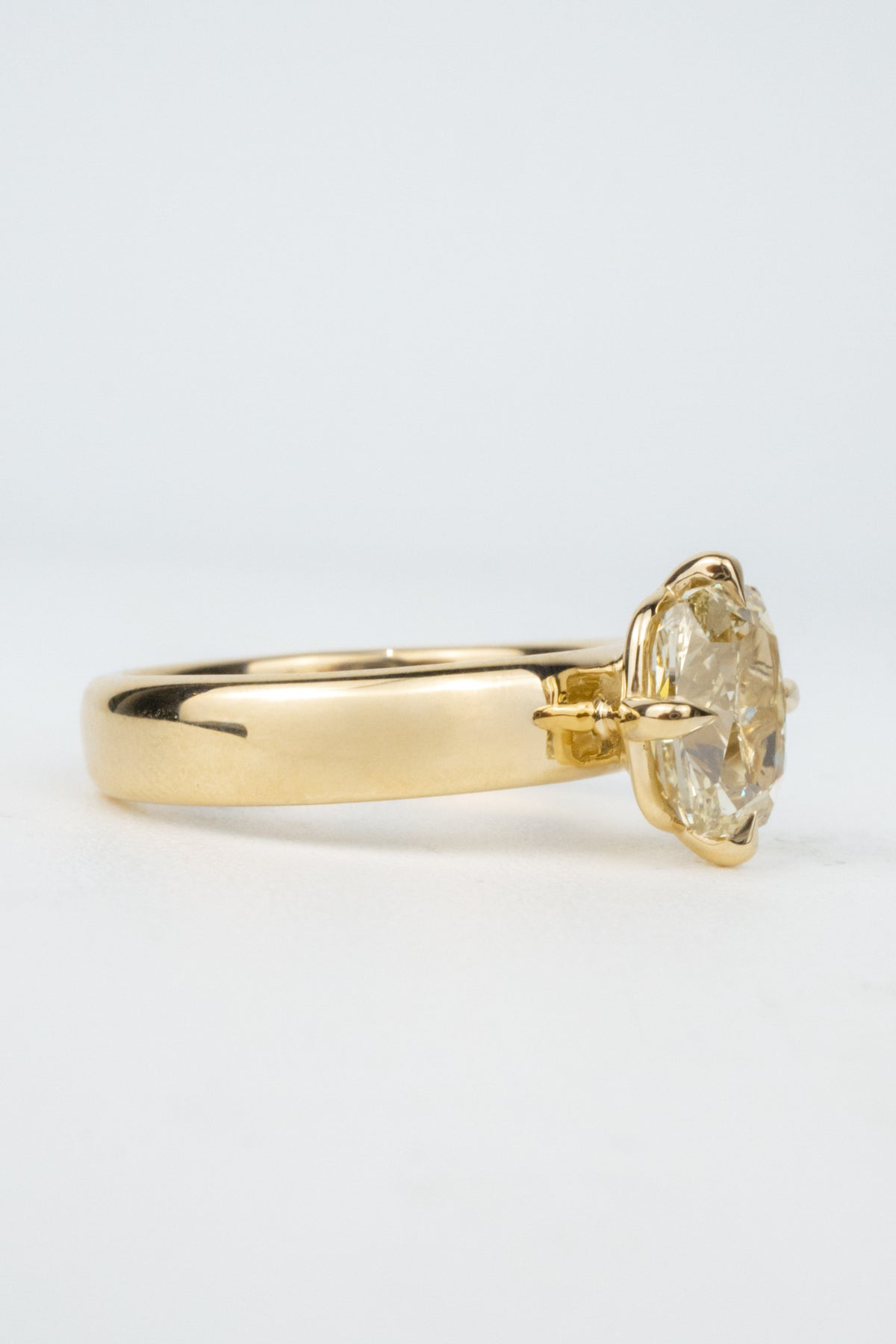Blair Engagement Ring- 2ct Yellow Cushion