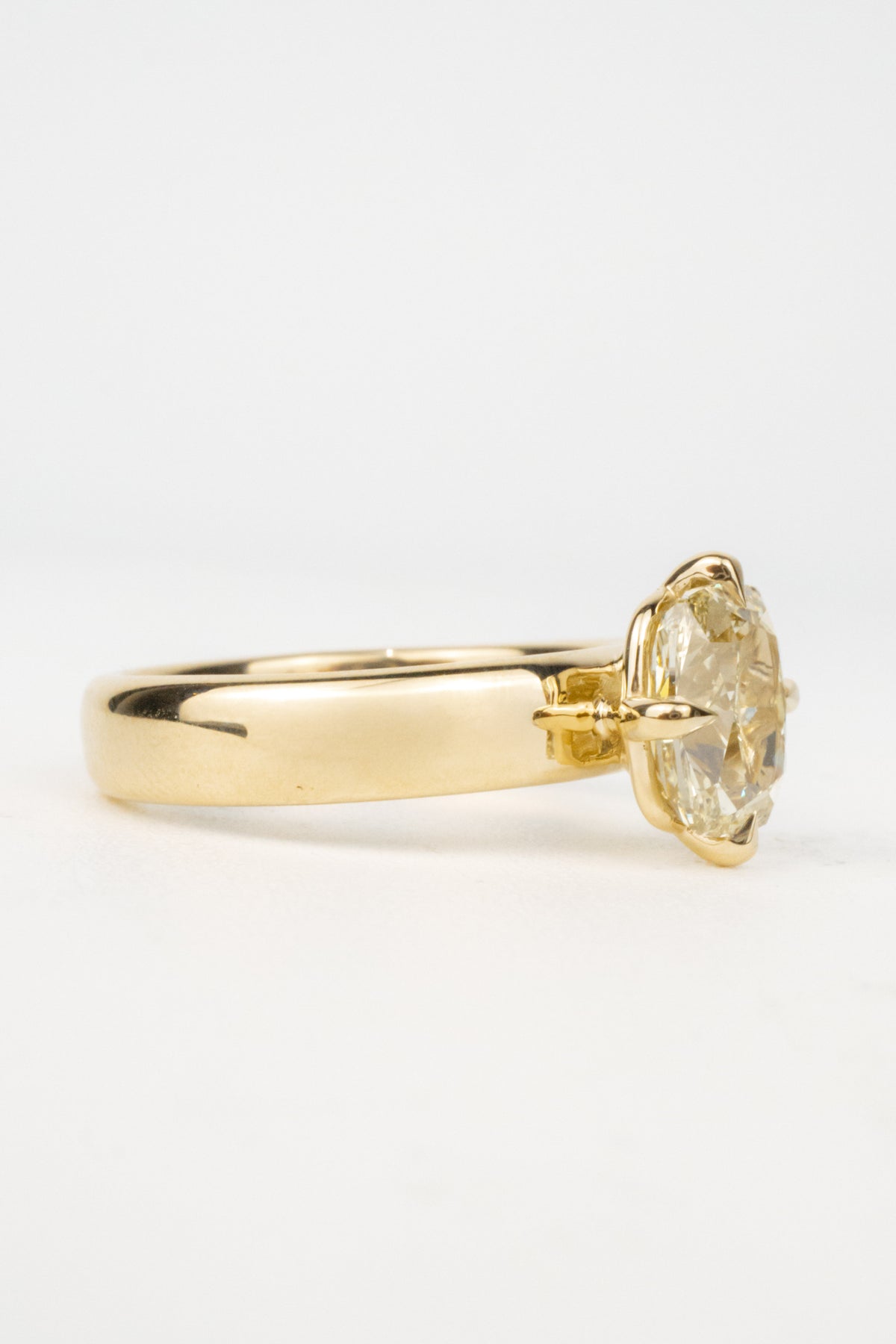 Blair Engagement Ring- 2ct Yellow Cushion