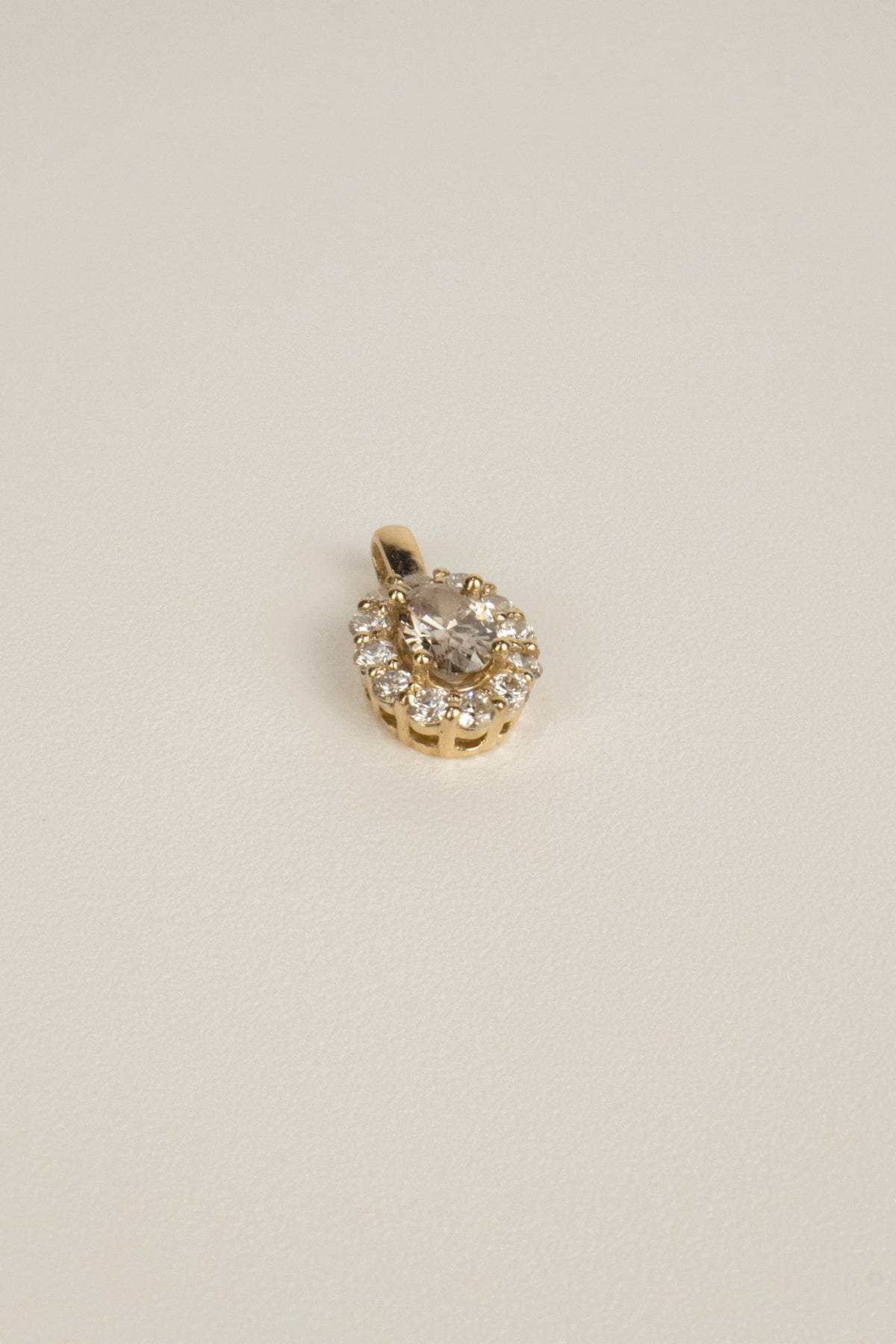 Salome Necklace Pendant- 2ctw Champagne Diamond