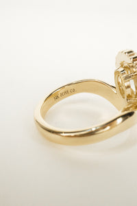 Bonnie Engagement Ring- 2ct Fancy Yellow Lab Diamond