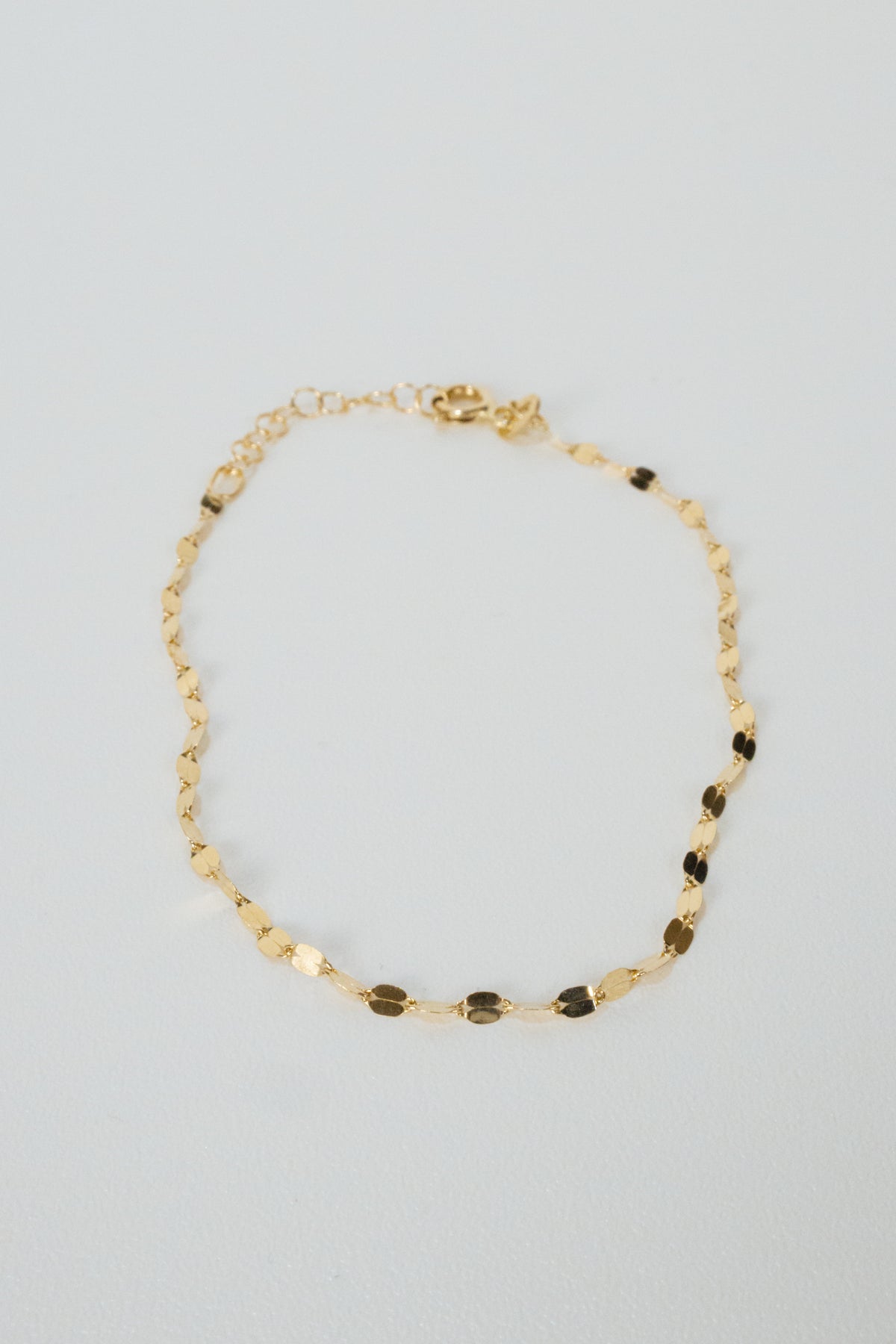 10K Sparkle-Chain Bracelet
