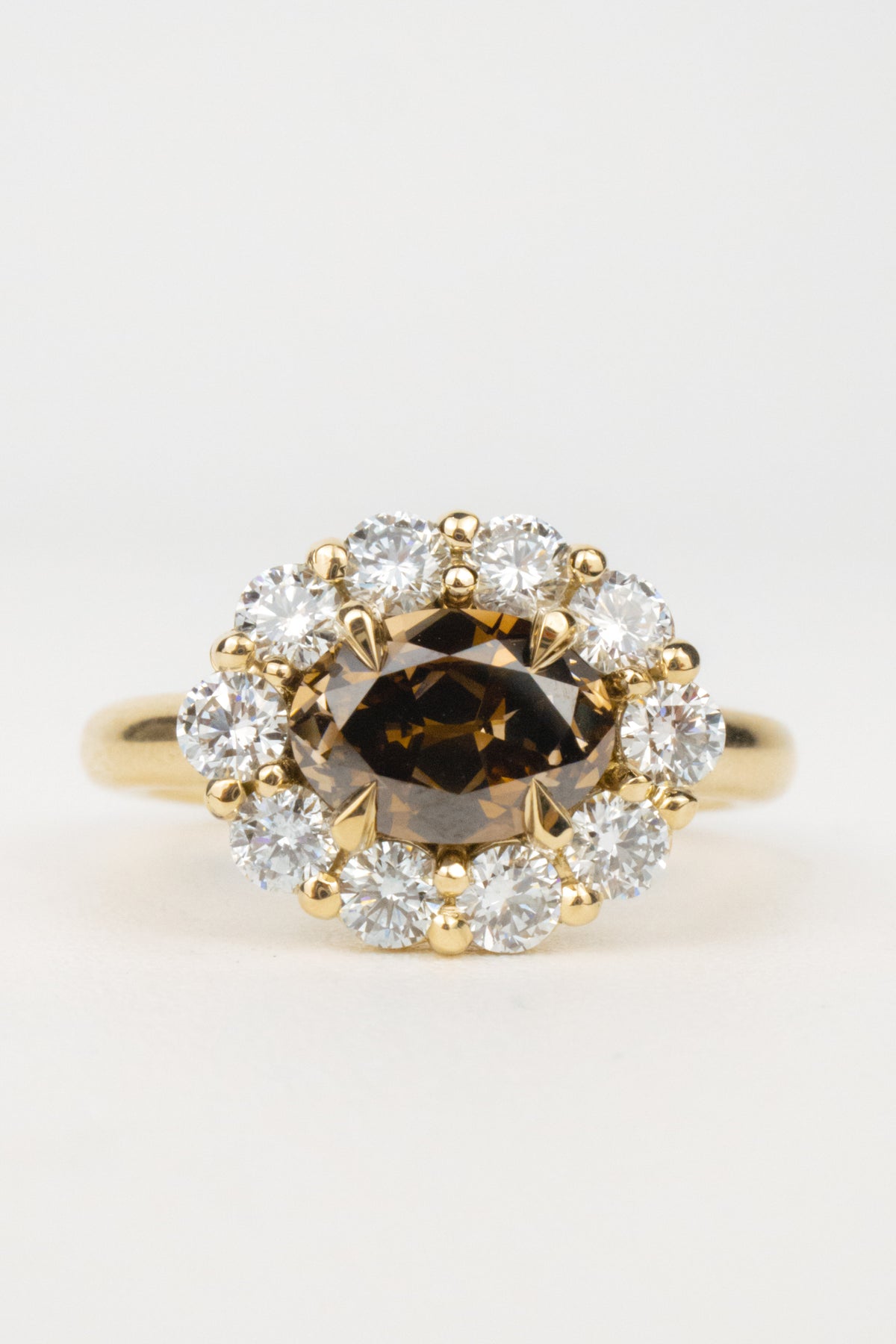 Iverson Engagement Ring- 2.2ctw Brown Diamond