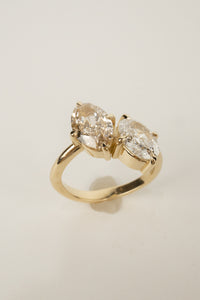 Micah Engagement Ring- 3.8ctw Specialty Ovals
