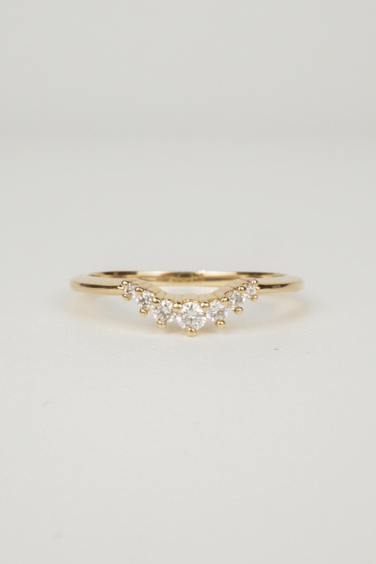 Polly Contour Wedding Band