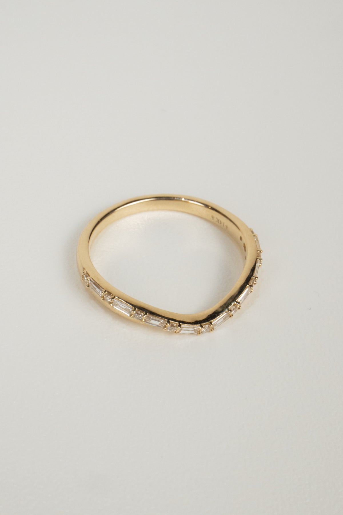 Everette Wedding Band - Yellow Gold
