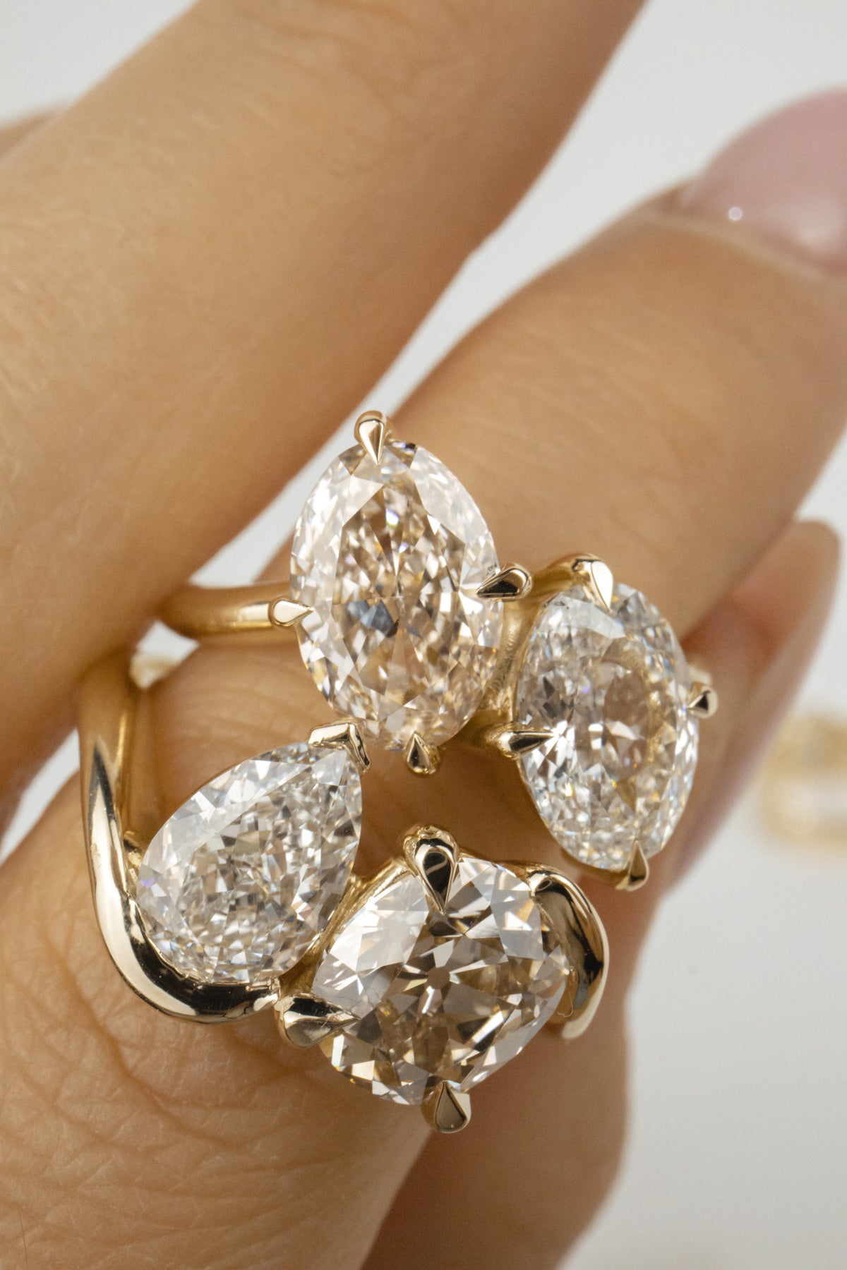 Micah Engagement Ring- 3.8ctw Specialty Ovals