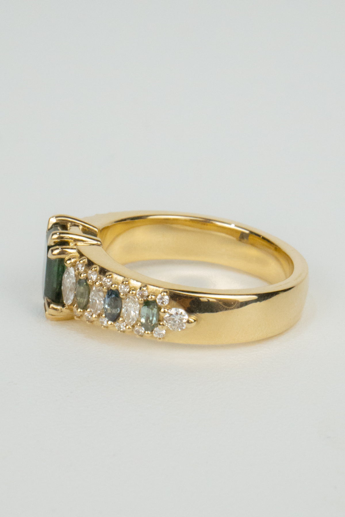 Madden Engagement Ring- 1.6ct Natural Portrait Sapphire