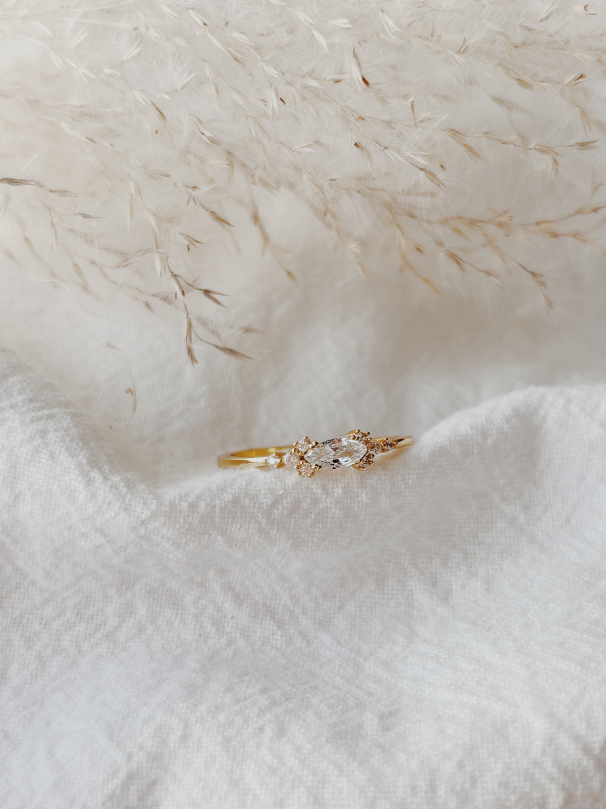 Marquise Cluster Ring