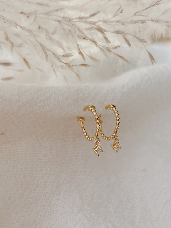 Shiloh Bubble Hoop Earrings