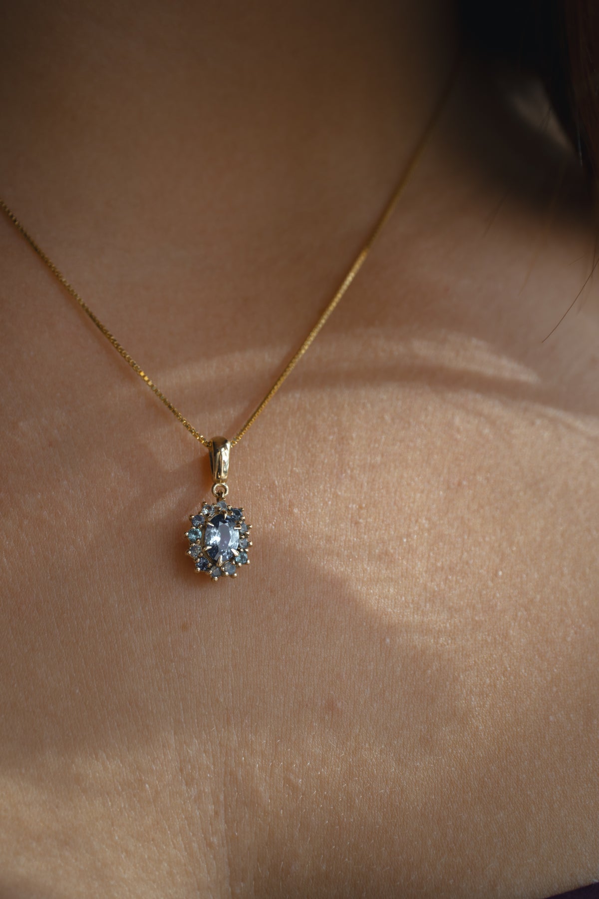Esmè Pendant- 1.3ct Natural Sapphire