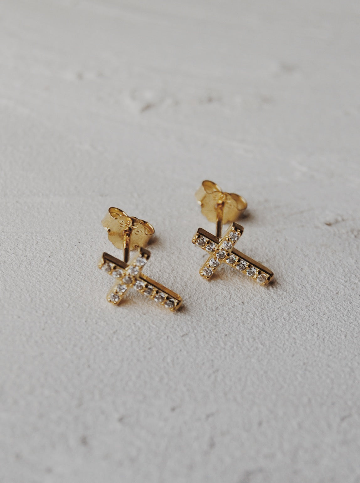 Cross Stud Earrings