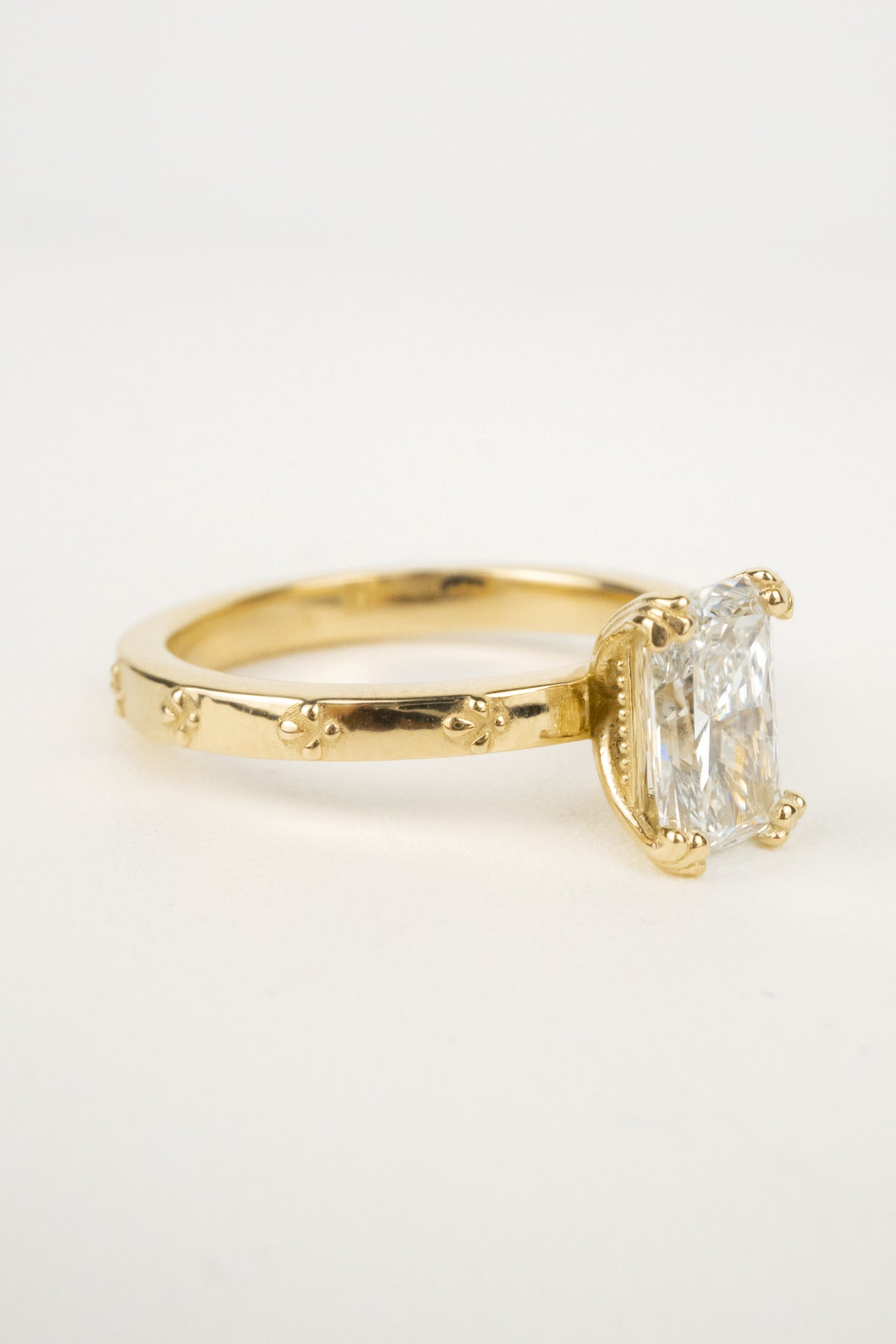 Hosanna Engagement Ring- 1ct Radiant