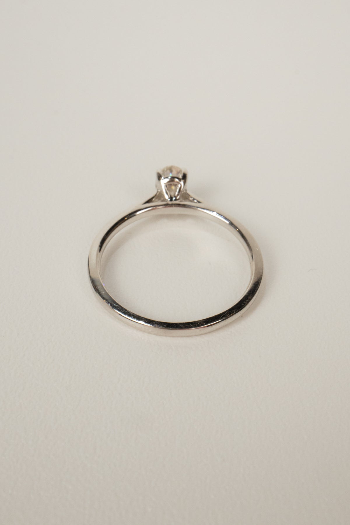 Piper Oval Solitaire Moissanite Engagement Ring- 0.50 CT