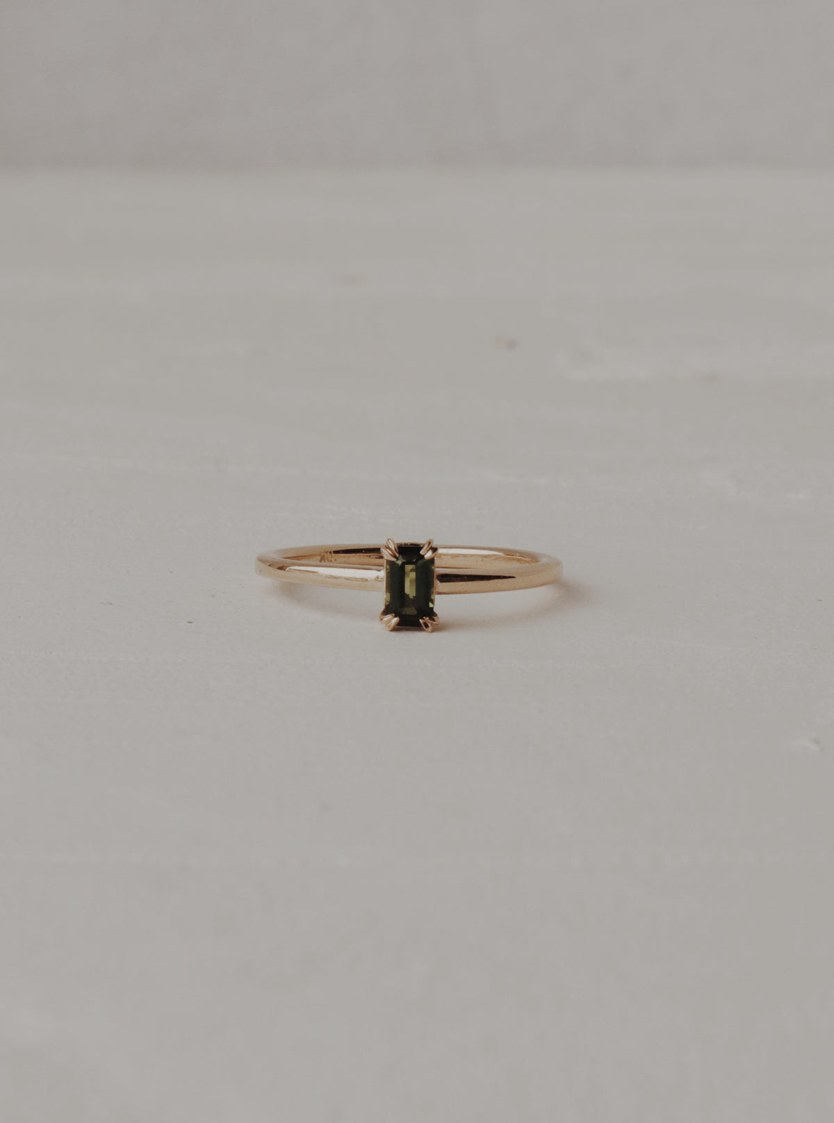 10k Tourmaline Stacking Ring