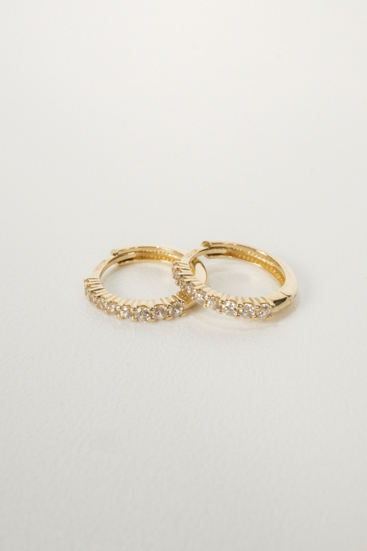 10k Meg Hoop Earrings