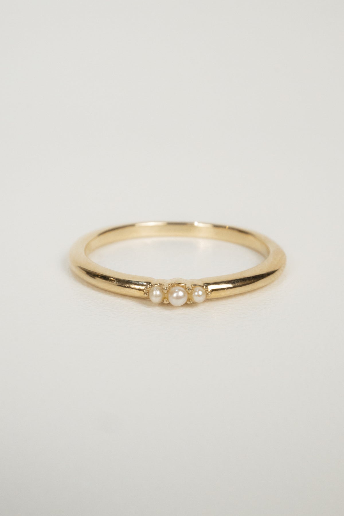 10k Bella Pearl Ring