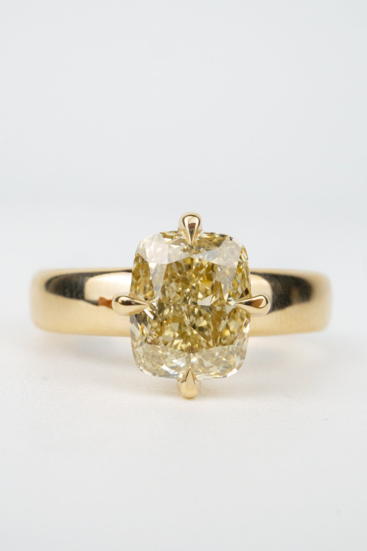 Blair Engagement Ring- 2ct Yellow Cushion