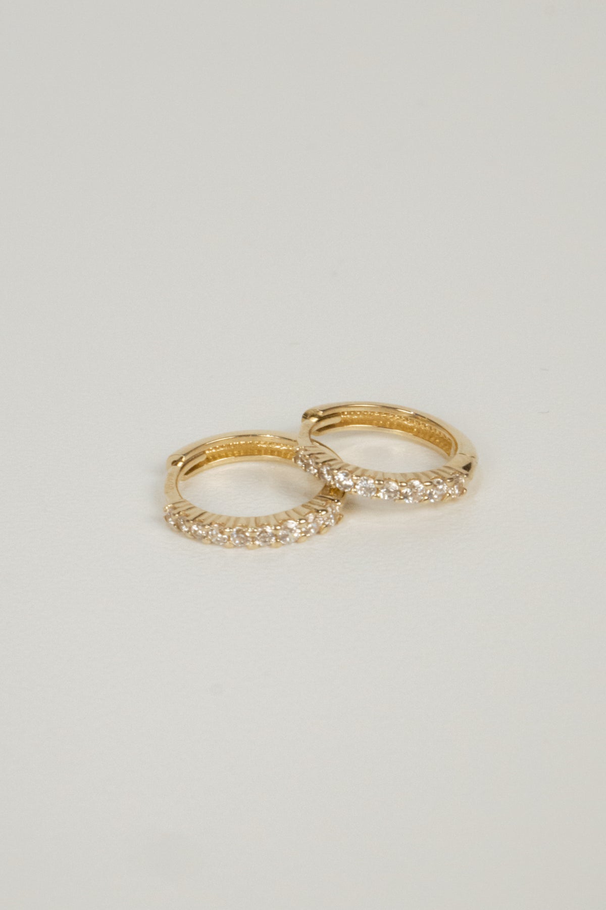 10k Meg Hoop Earrings