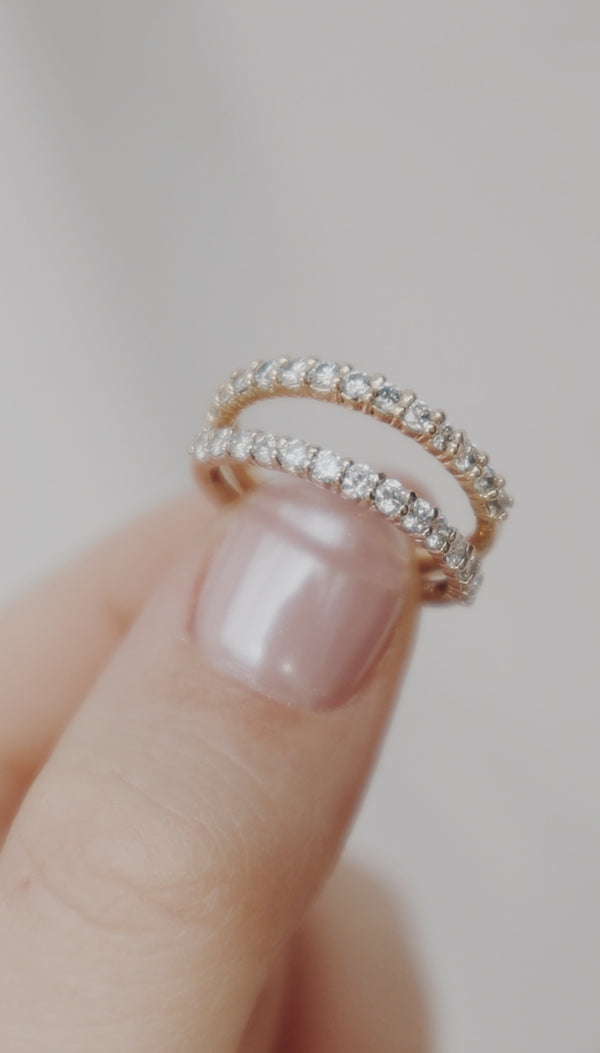 Quin Wedding Band - Yellow Gold