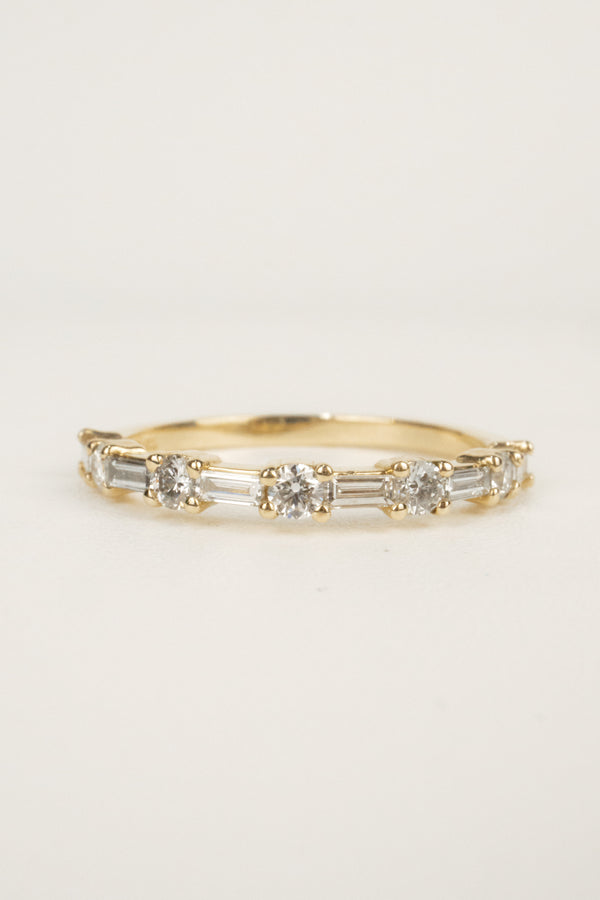 Haven Wedding Band- Yellow Gold