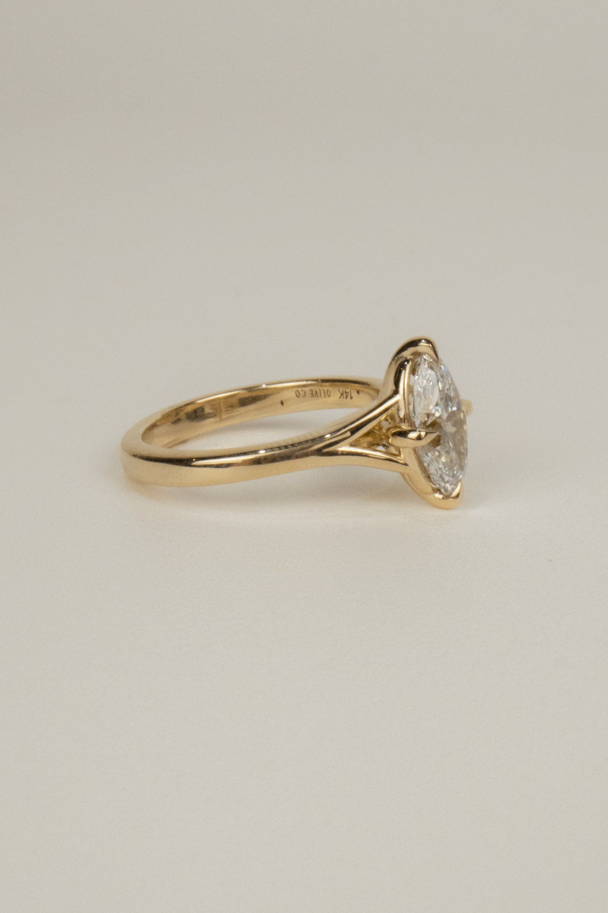 Elliot Engagement Ring- 1.5ct Antique Cut Moval