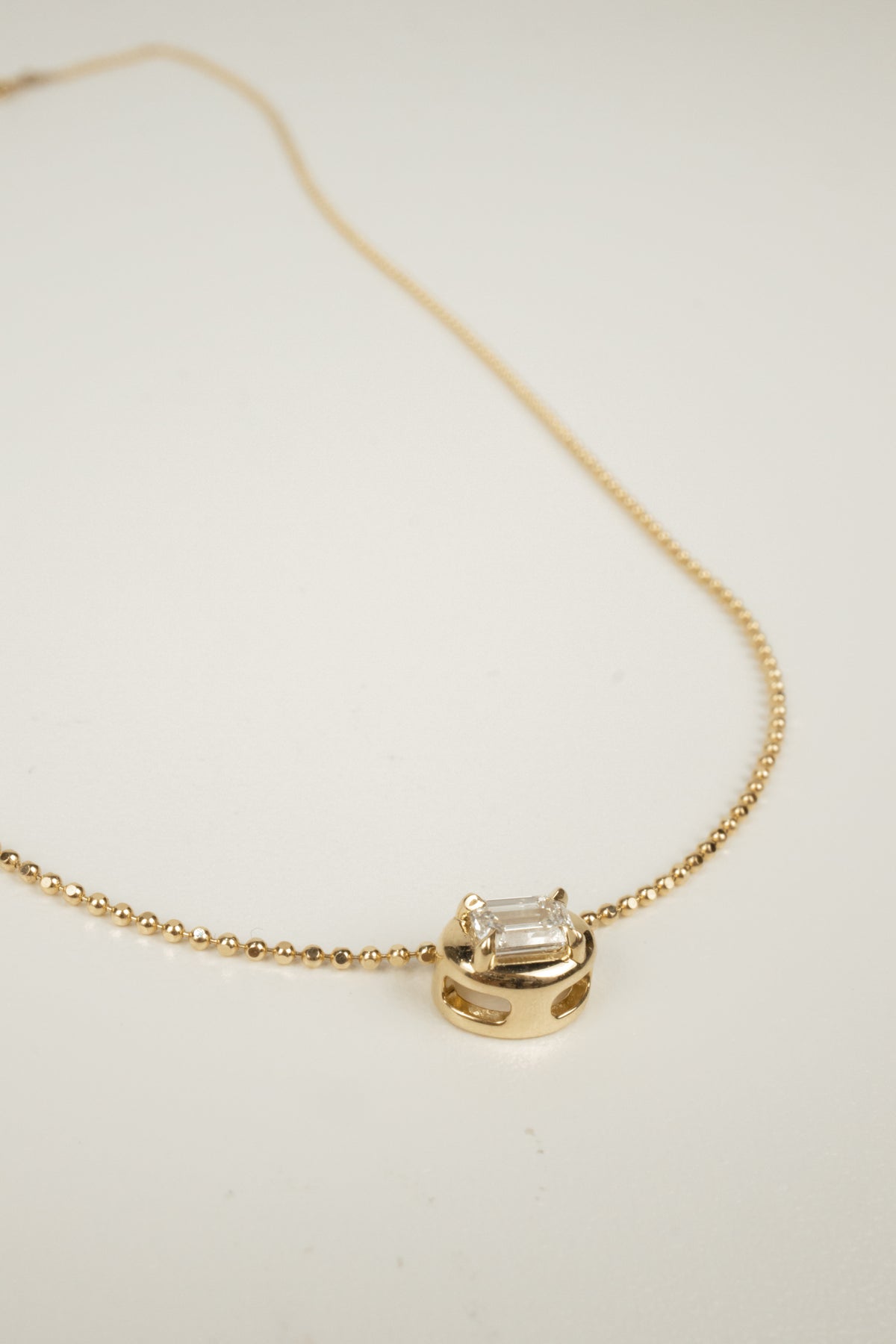 Archie Diamond Necklace- Slider Pendant 0.4ct