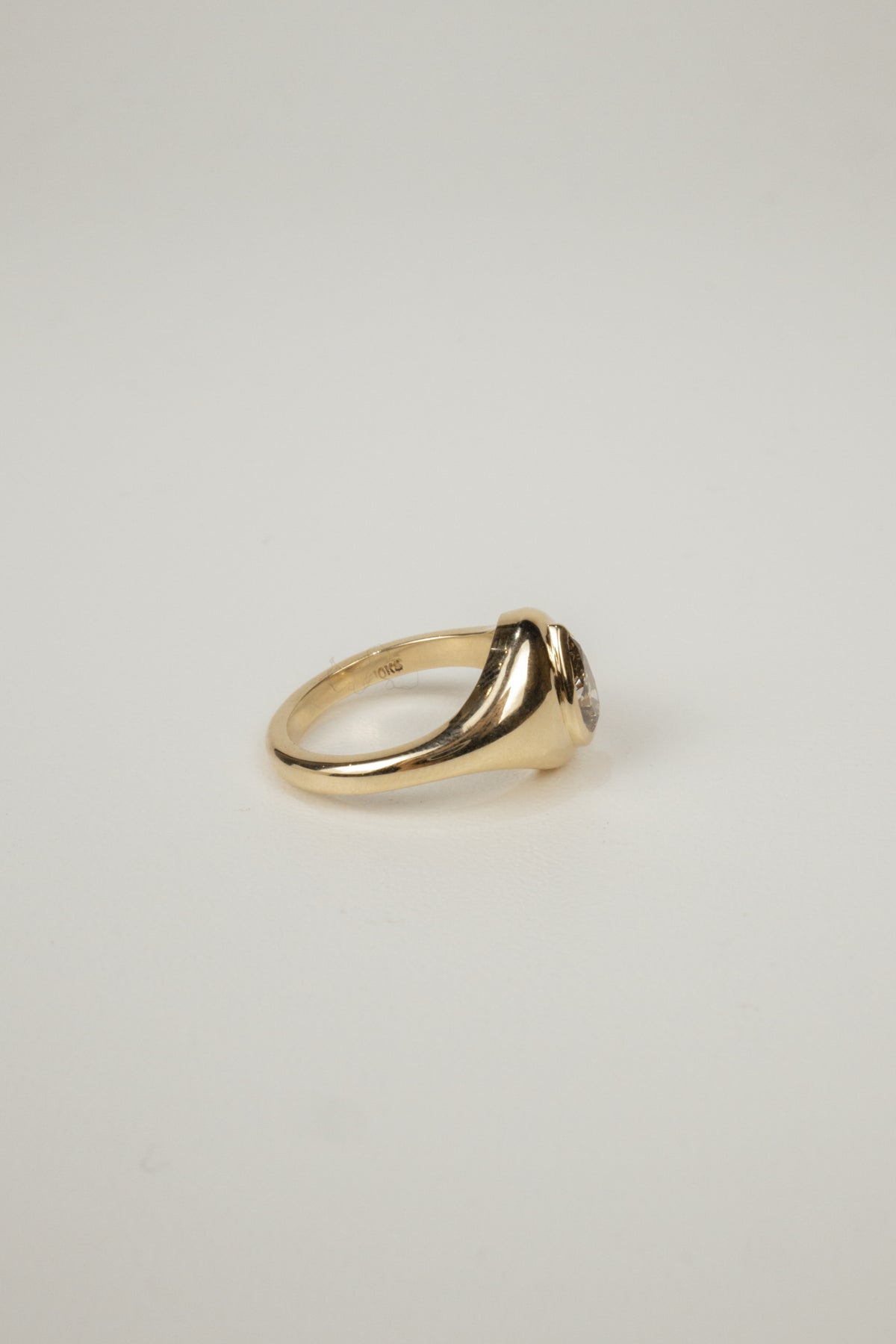 Selah Pinky Ring- 0.5ct Champagne Diamond