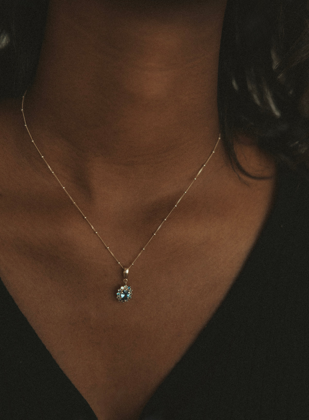 Esmè Pendant- 1.3ct Natural Sapphire