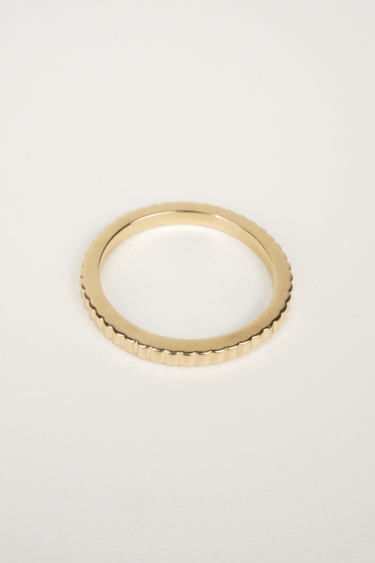 Scalloped Wedding Band
