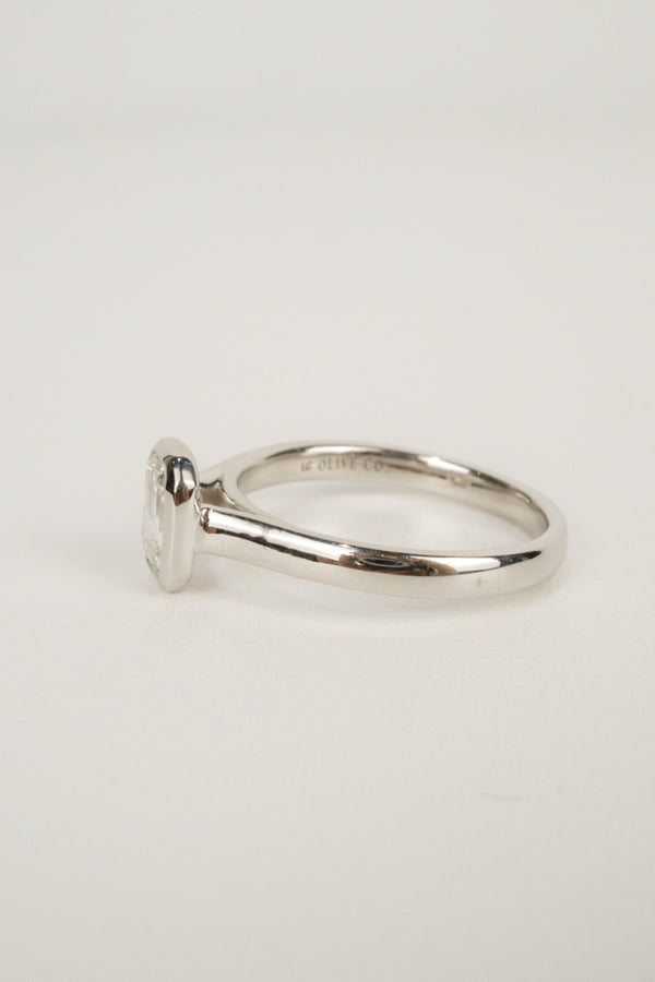 Maverick Engagement Ring- 0.7ct Emerald
