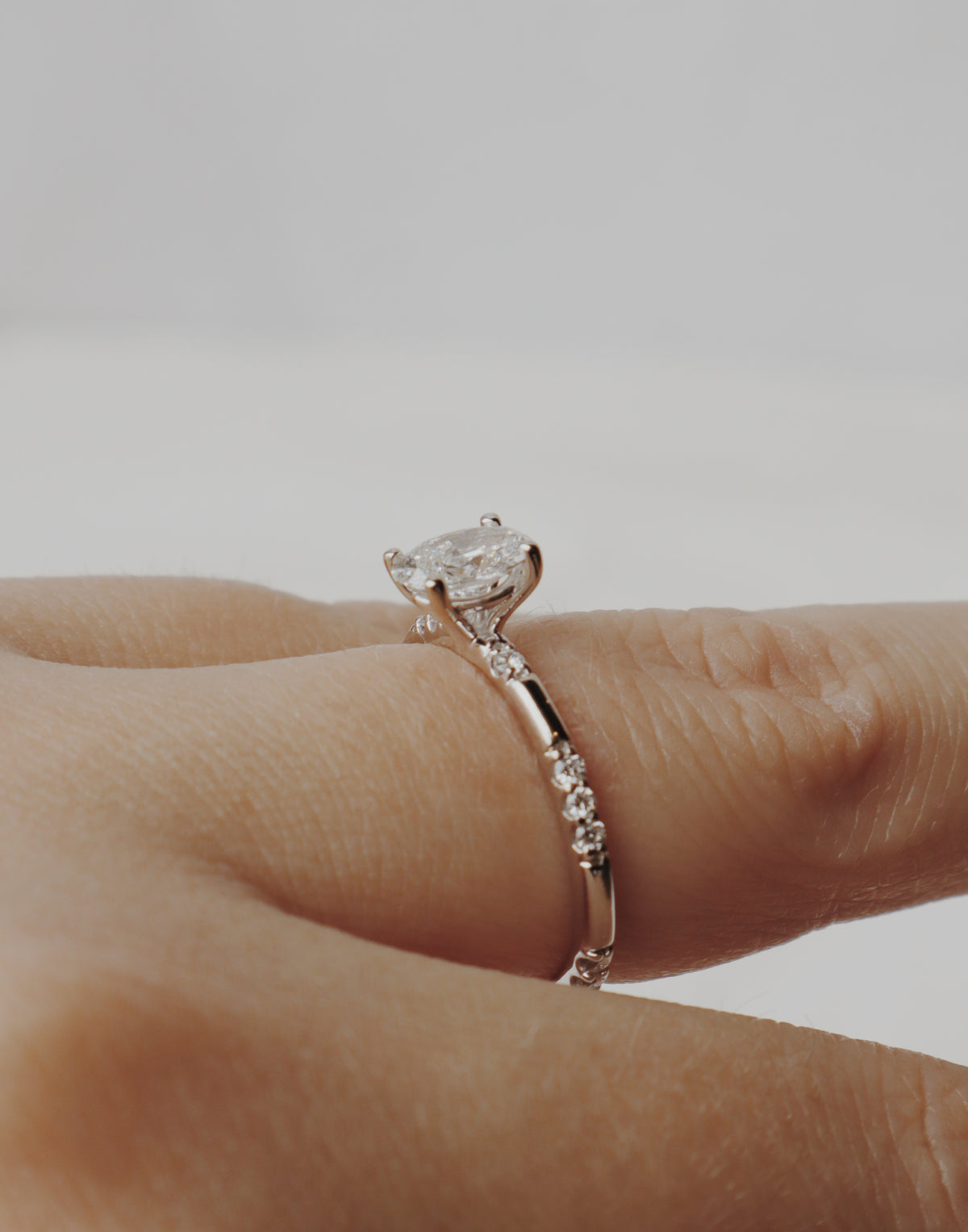 Bryn Oval Solitaire Engagement Ring- 0.72 CT