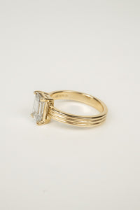 Scottie Engagement Ring- 1.5ct Emerald Cut