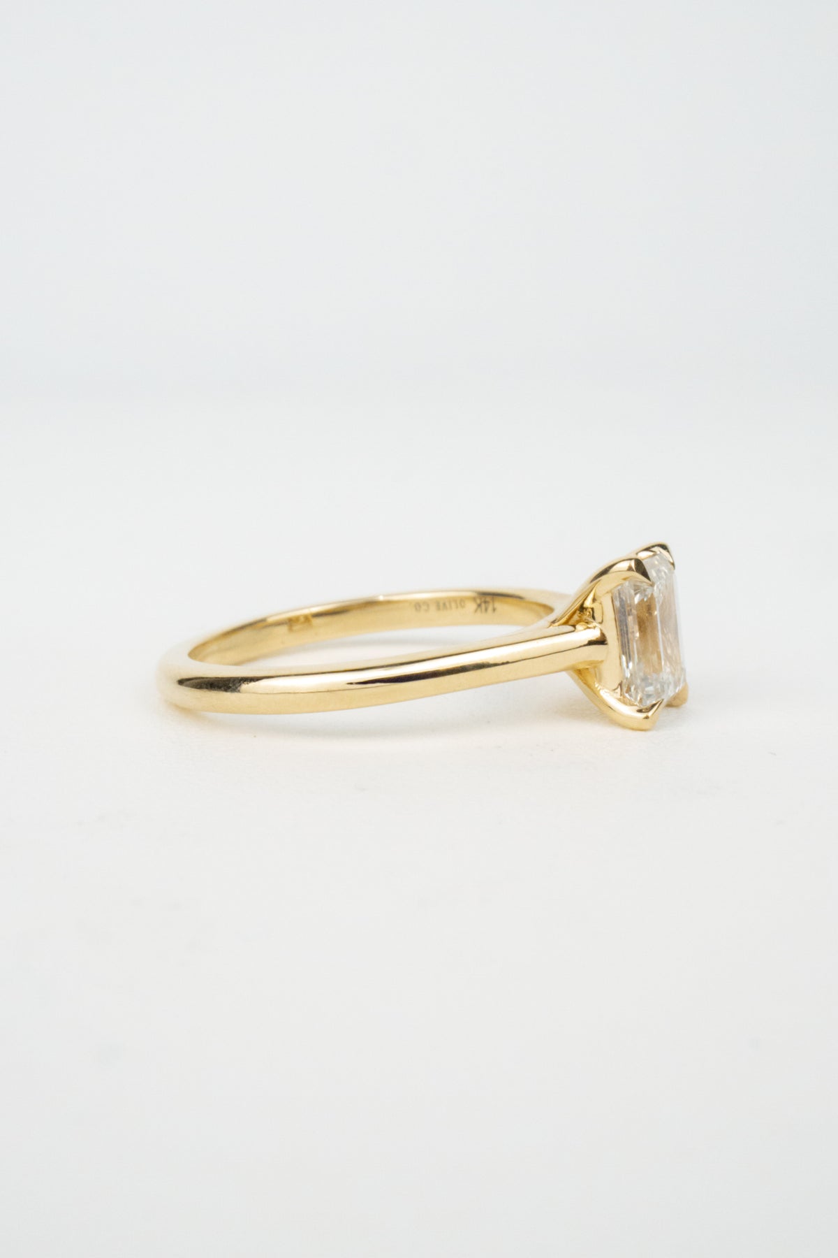 Piper Engagement Ring- 1ct Emerald-Cut