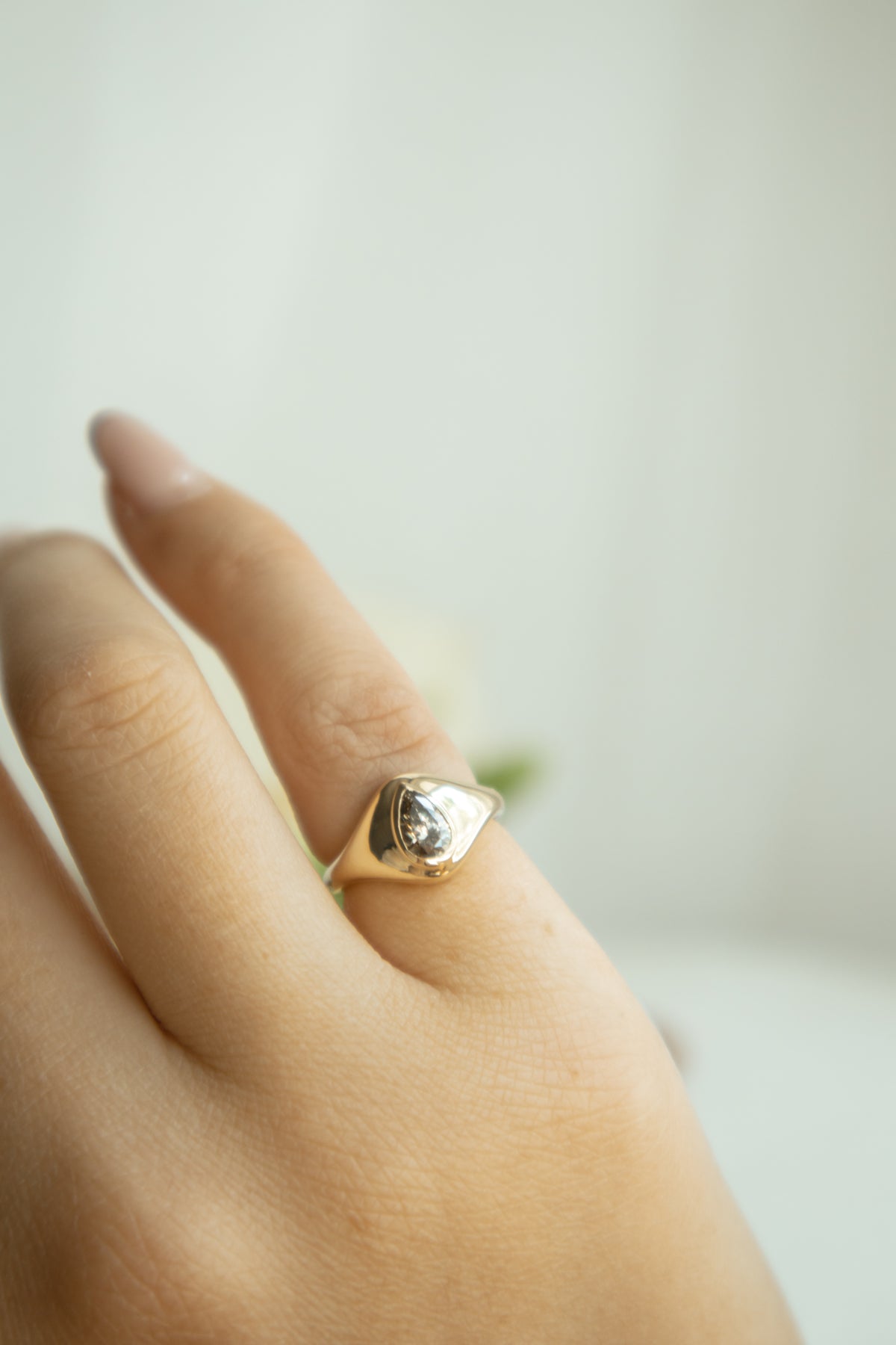 Selah Pinky Ring- 0.5ct Champagne Diamond