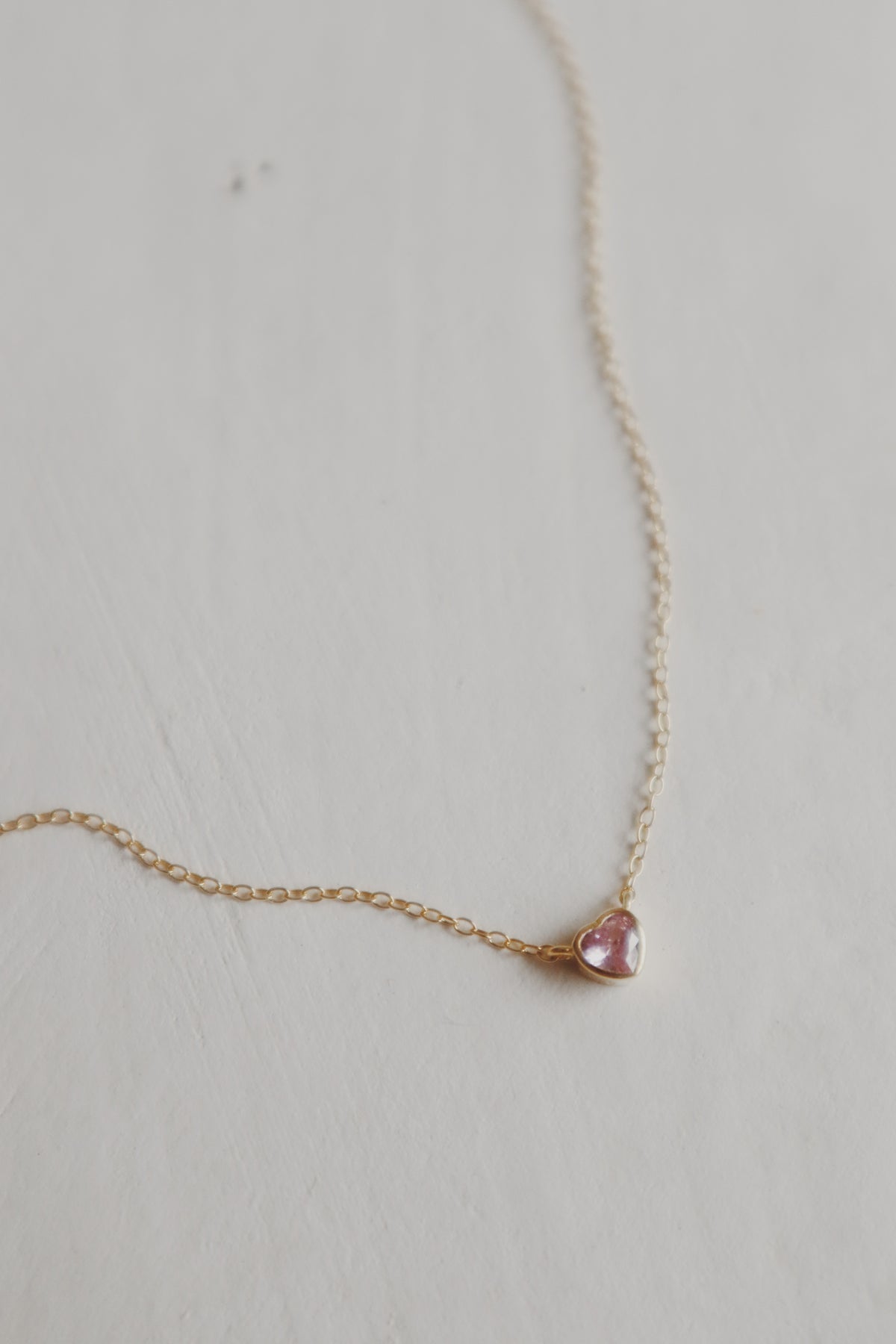 Blushing Heart Necklace