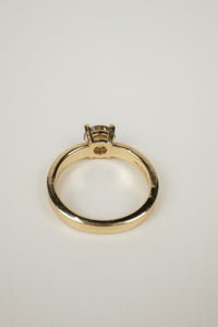 Scottie Engagement Ring- 1ct Round Champagne Diamond