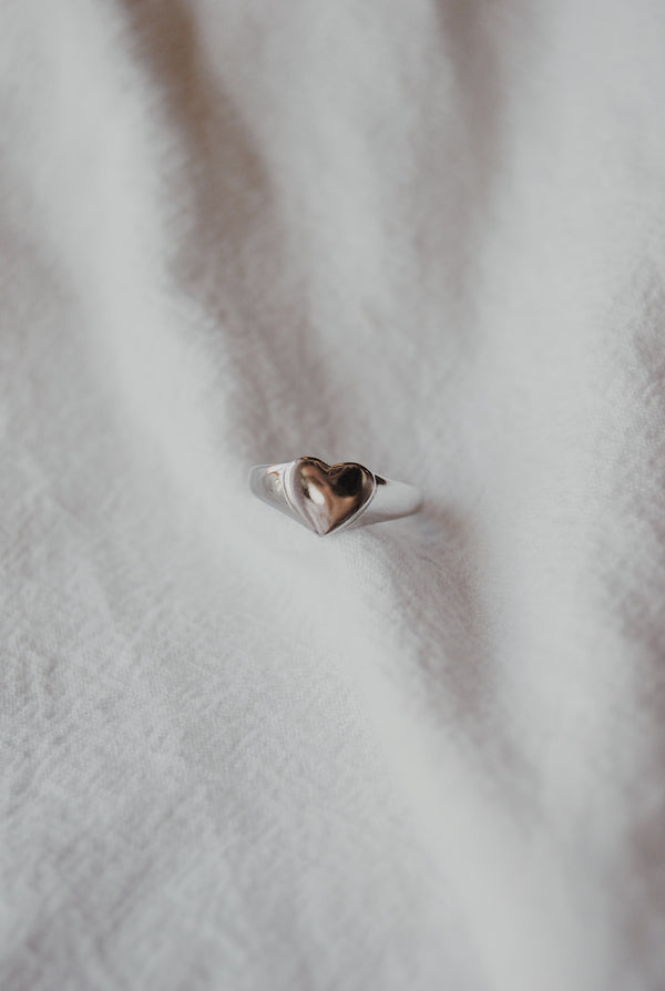 Lover Silver Signet Ring