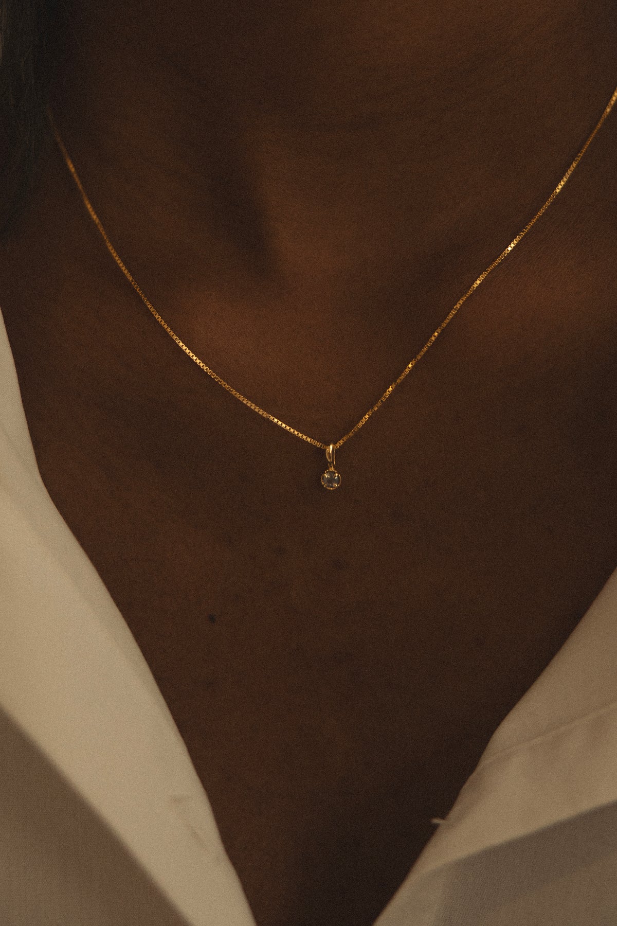 Andi Pendant- Natural Sapphire