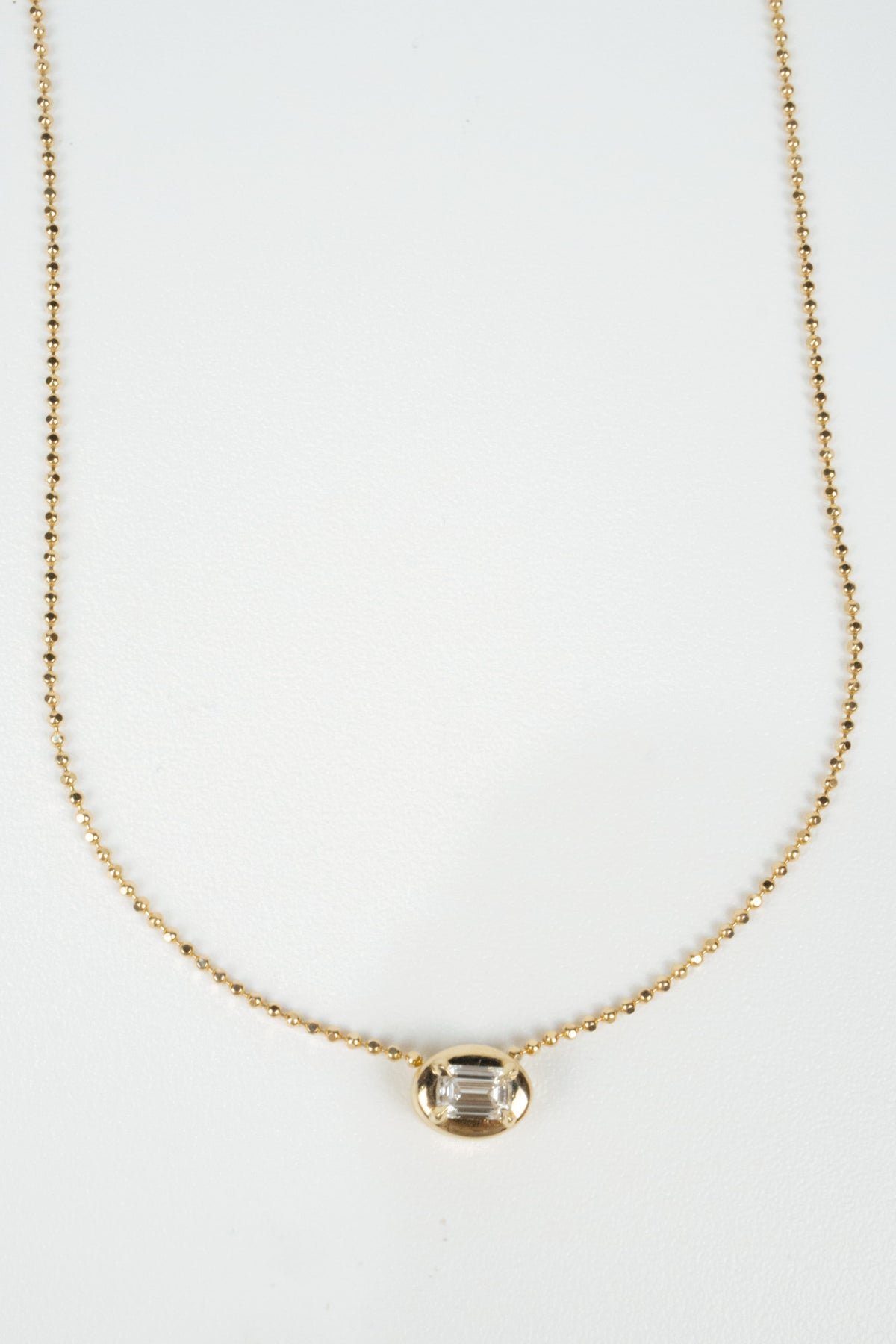Archie Diamond Necklace- Slider Pendant 0.4ct
