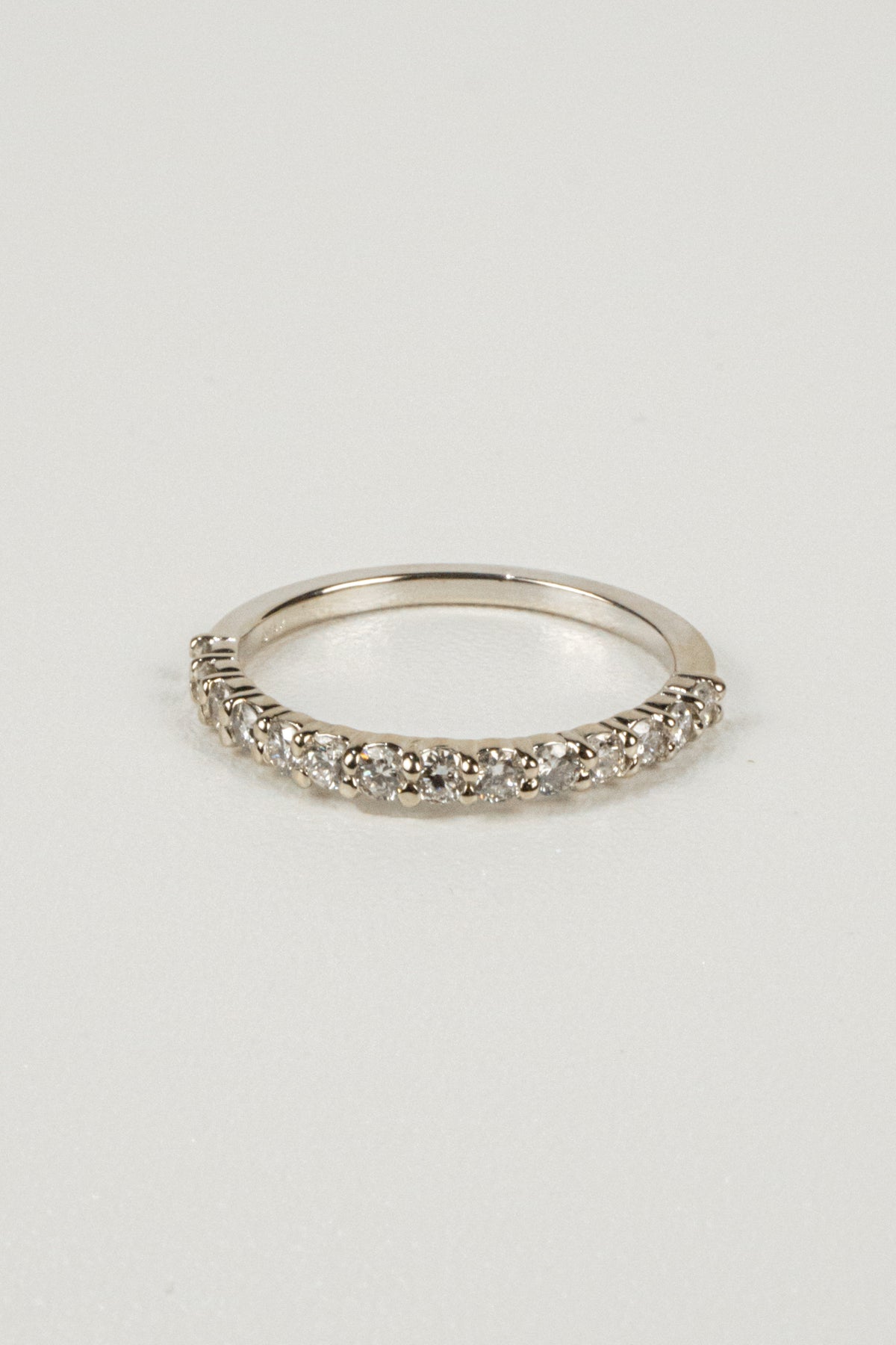 Quin Wedding Band- White Gold