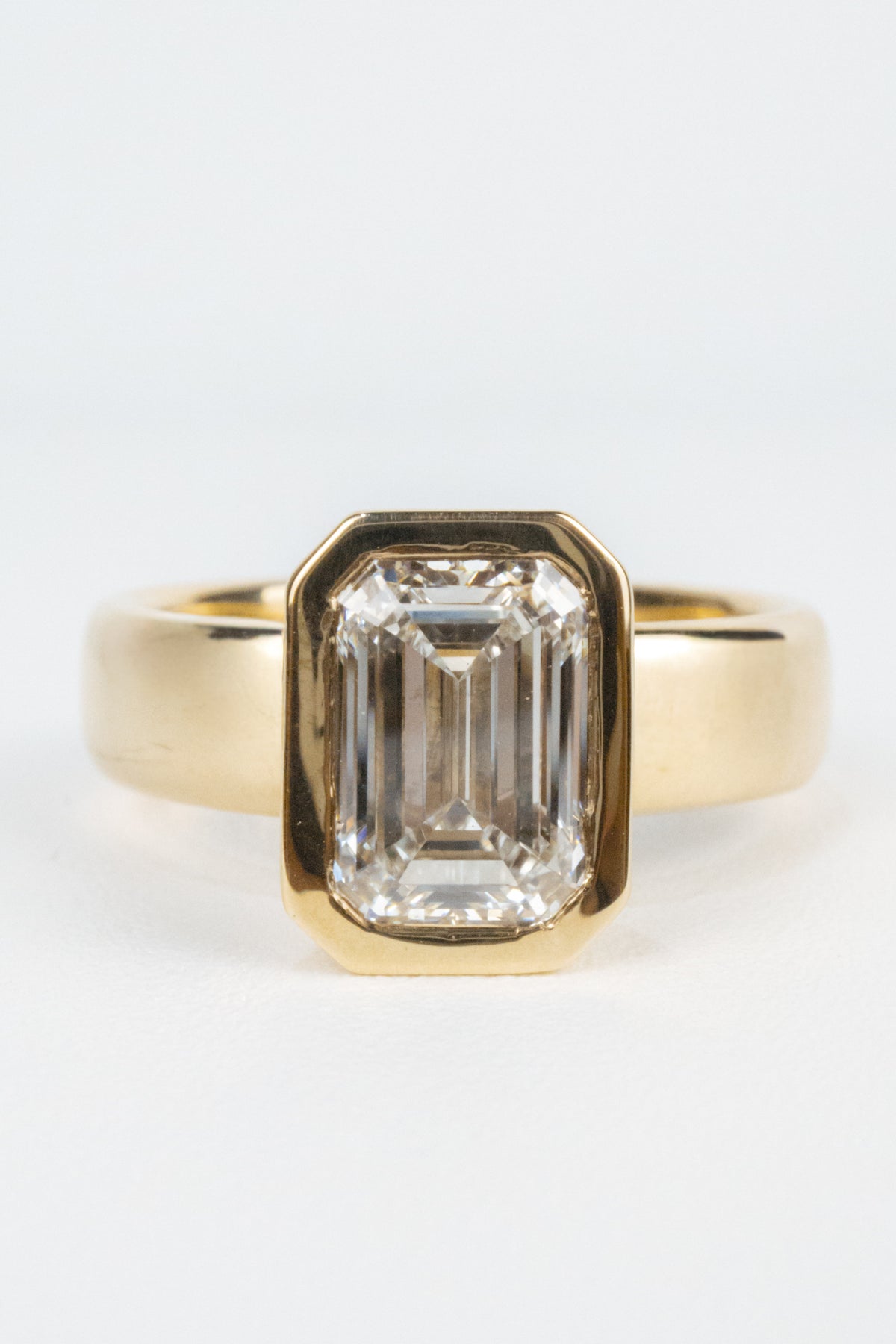 Quinton Engagement Ring- 2ct Emerald-Cut