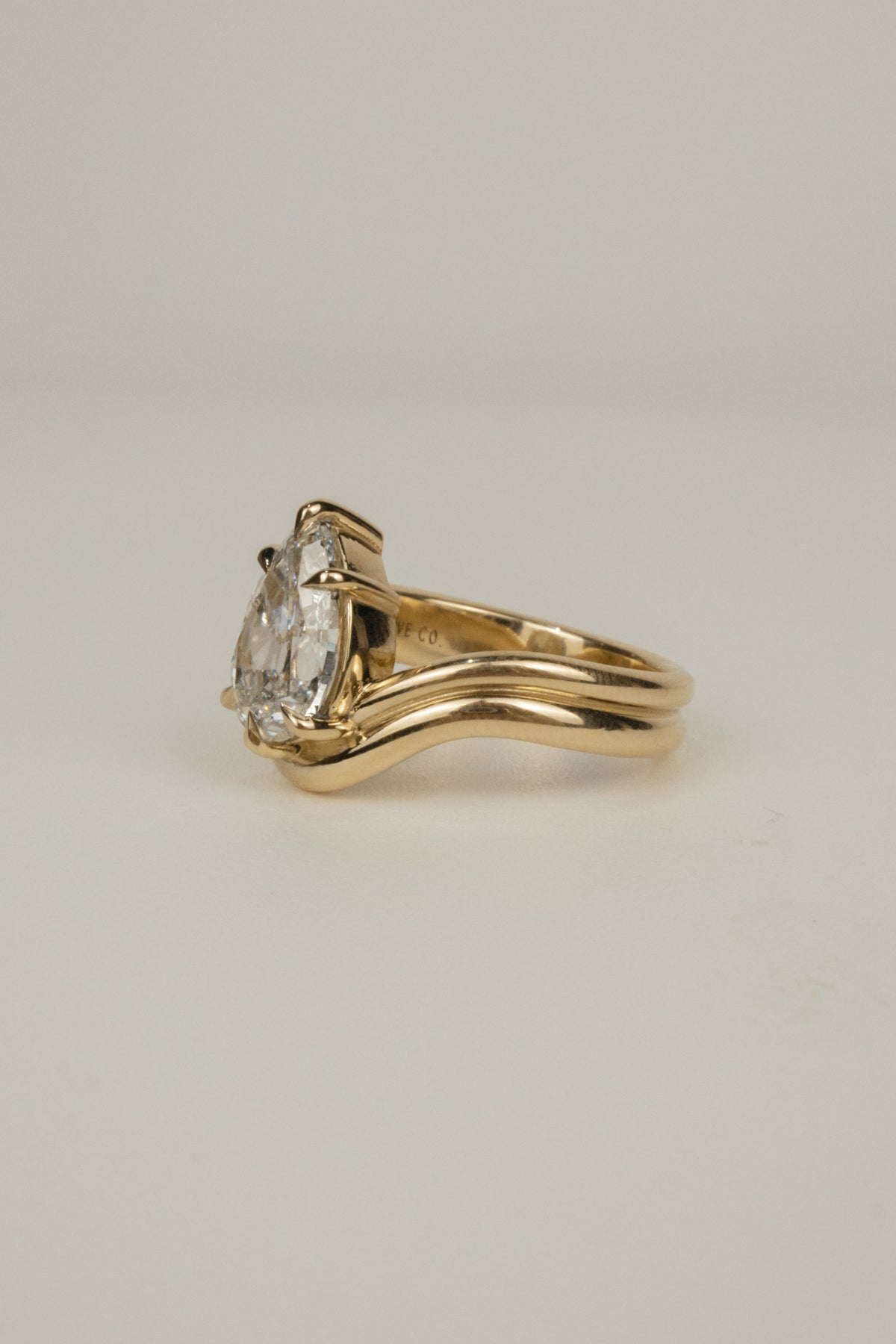 Tyler Engagement Ring- 2.5ct Antique Pear