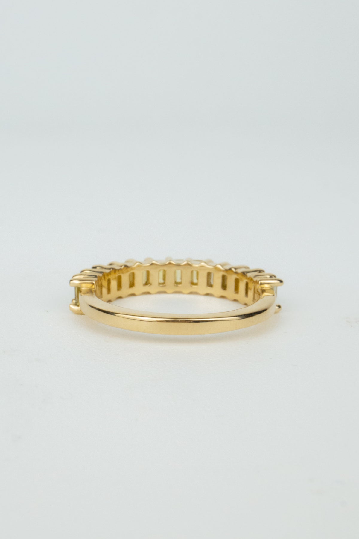 Millie Wedding Band- Yellow Diamonds
