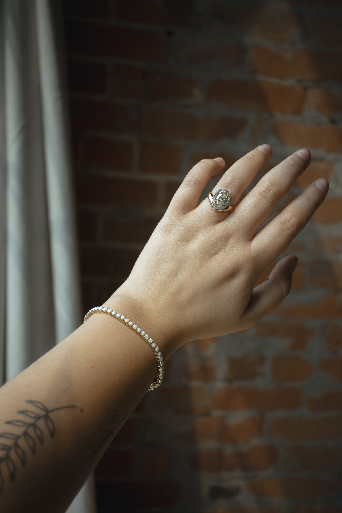 Bonnie Engagement Ring- 2ct Fancy Yellow Lab Diamond